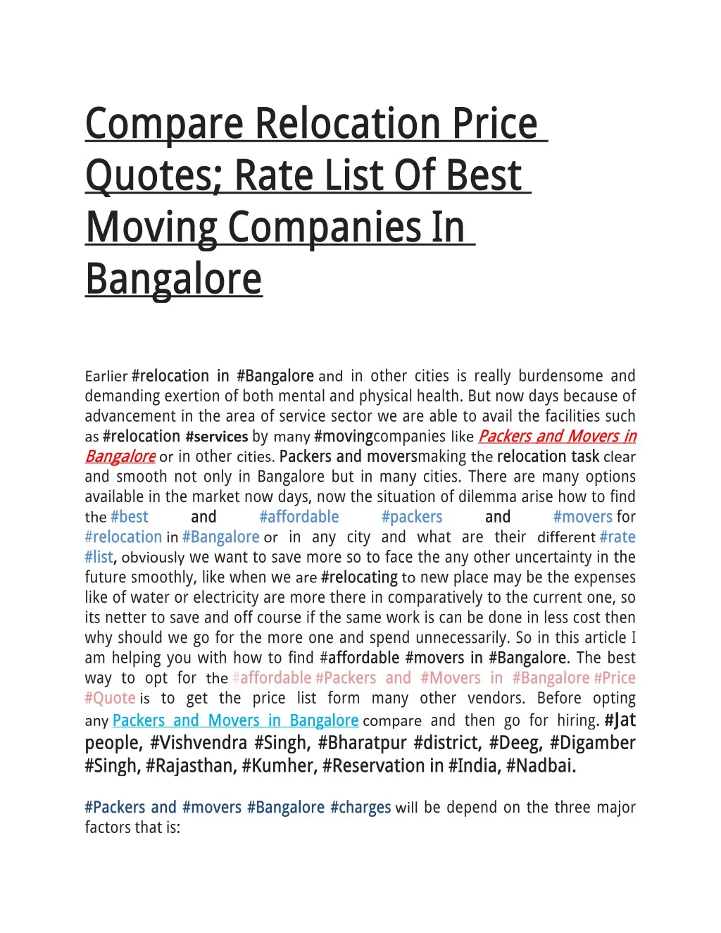 compare relocation price quotes rate list of best n.