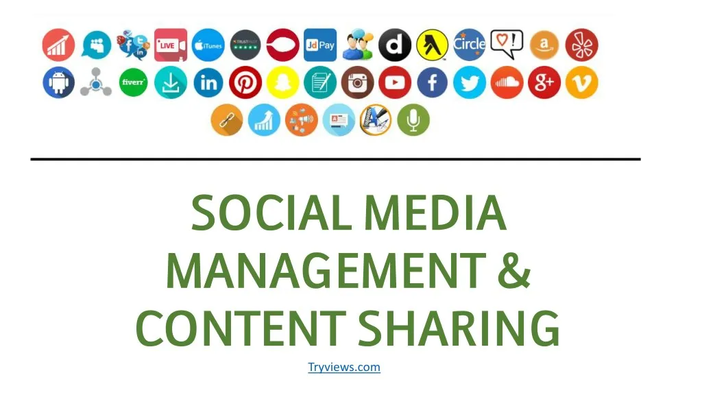 social media management content sharing tryviews n.