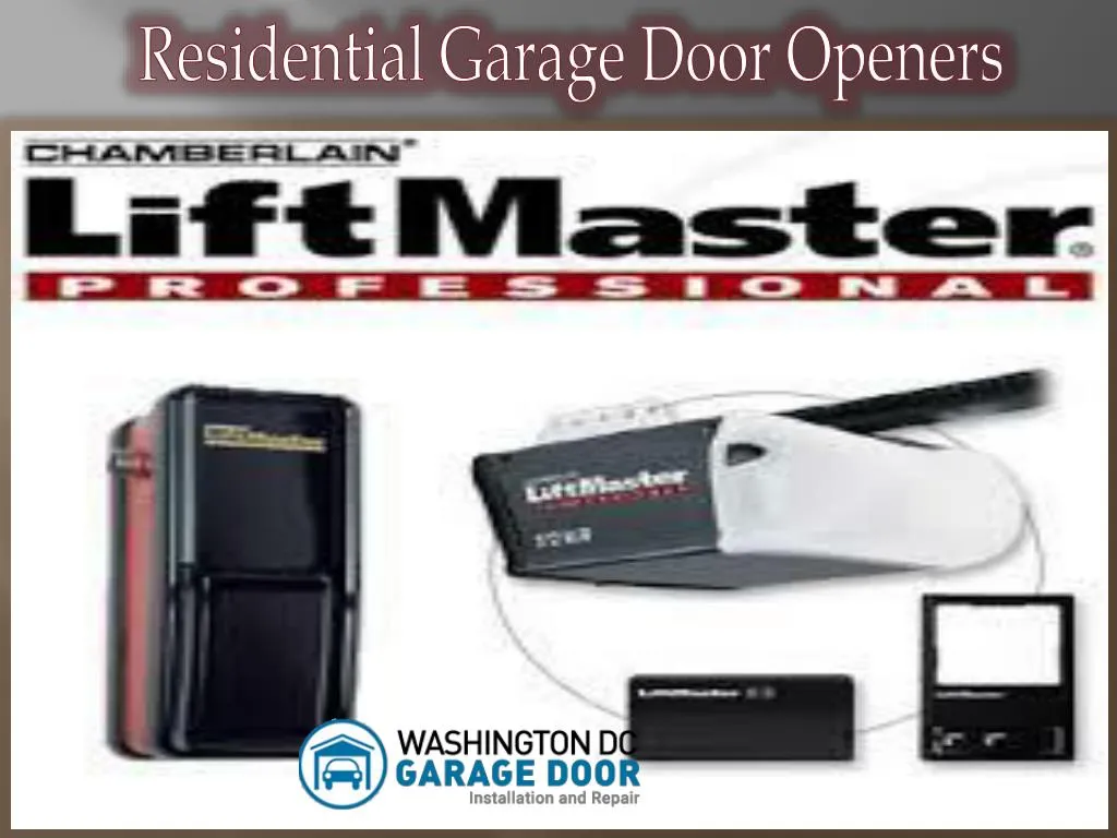 residential garage door openers n.