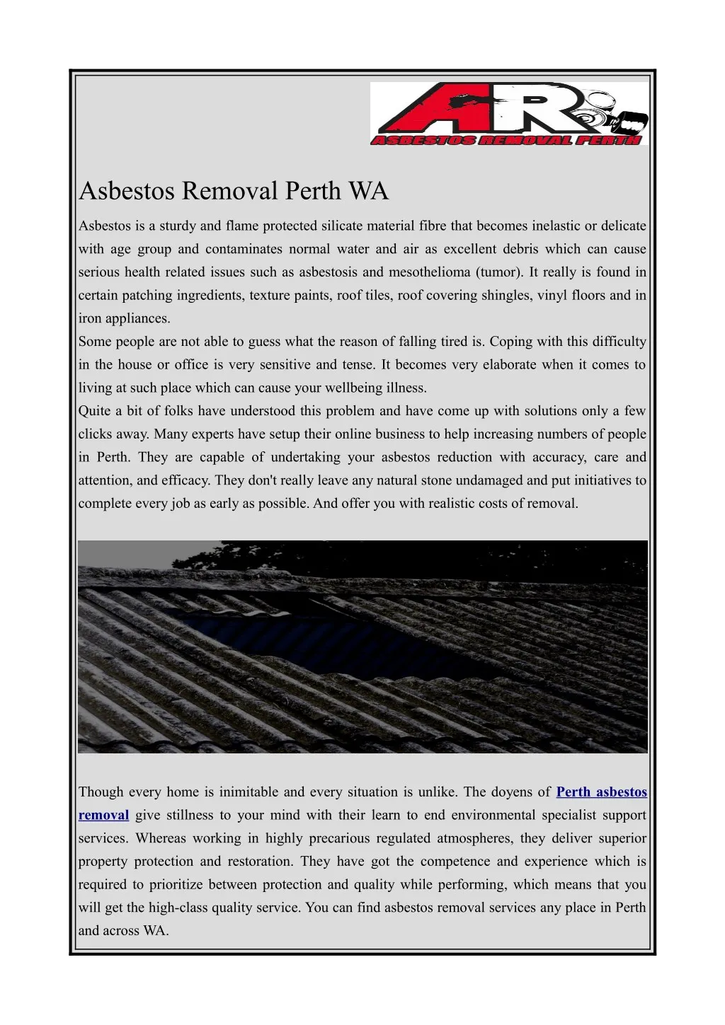 asbestos removal perth wa n.