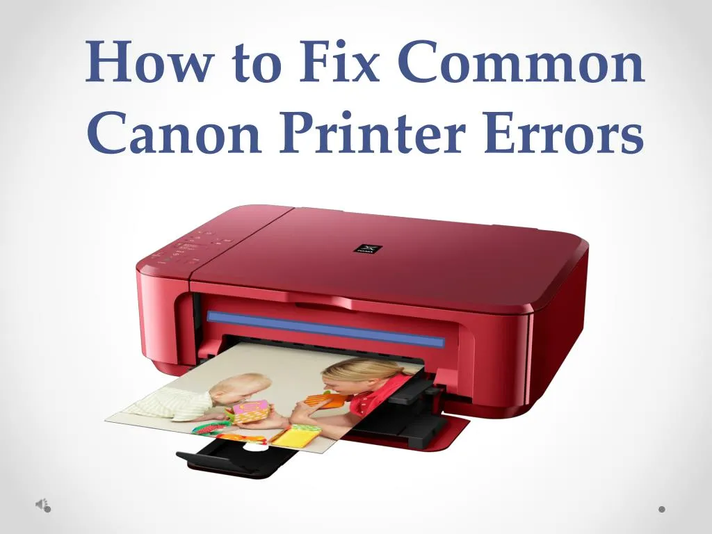 how to fix common canon printer errors n.