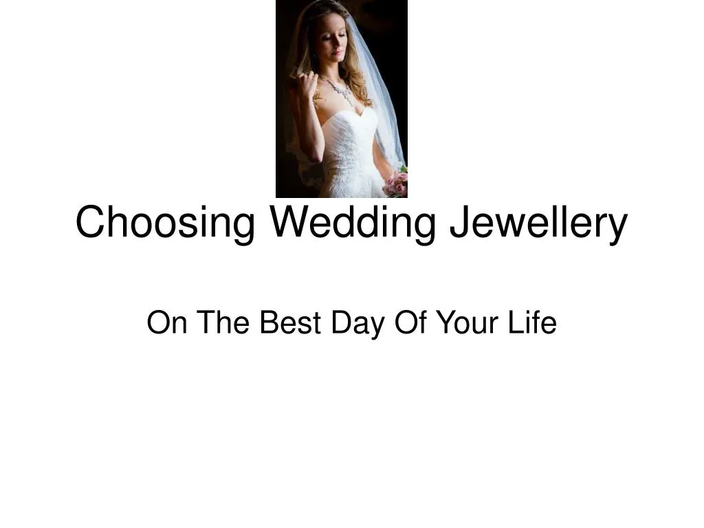 choosing wedding jewellery n.