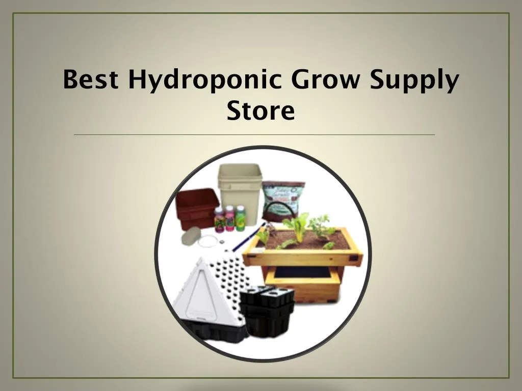 best hydroponic grow supply store n.