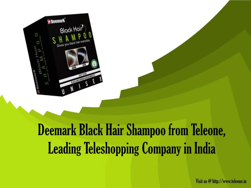 deemark black hair shampoo from teleone leading teleshopping company in india n.