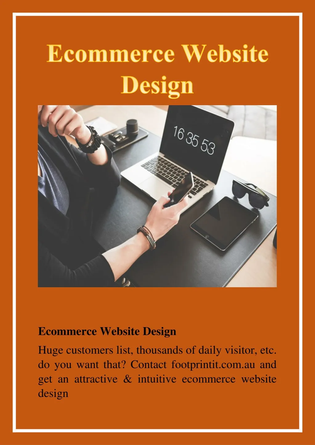 ecommerce website design huge customers list n.