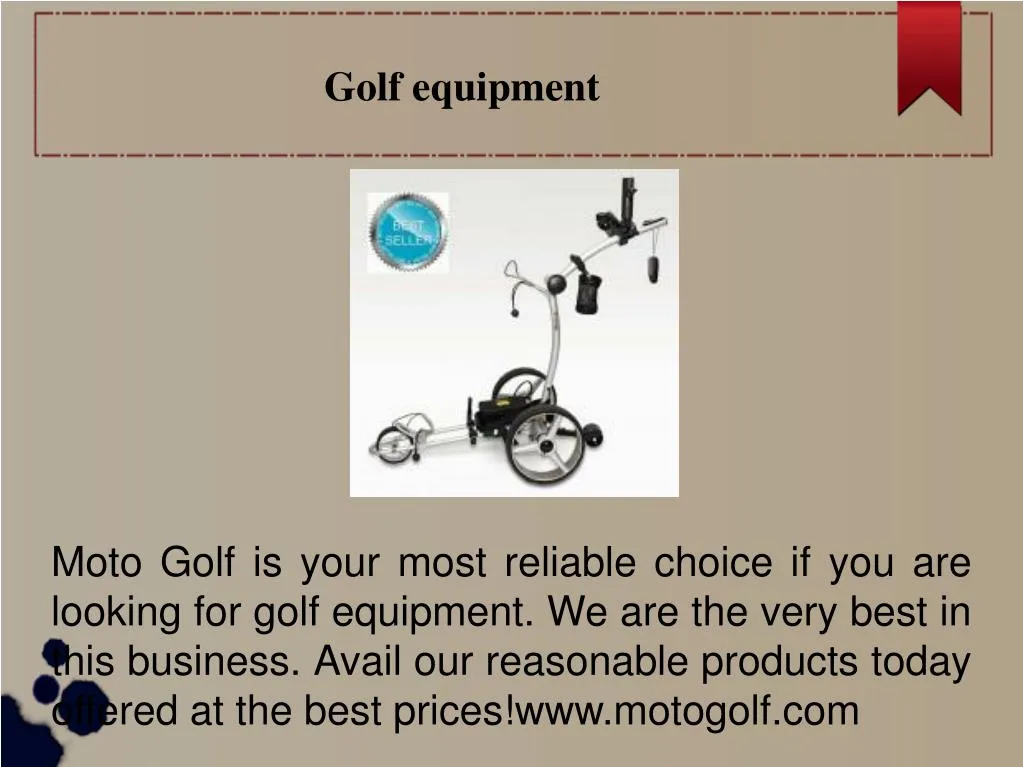 golf equipment n.
