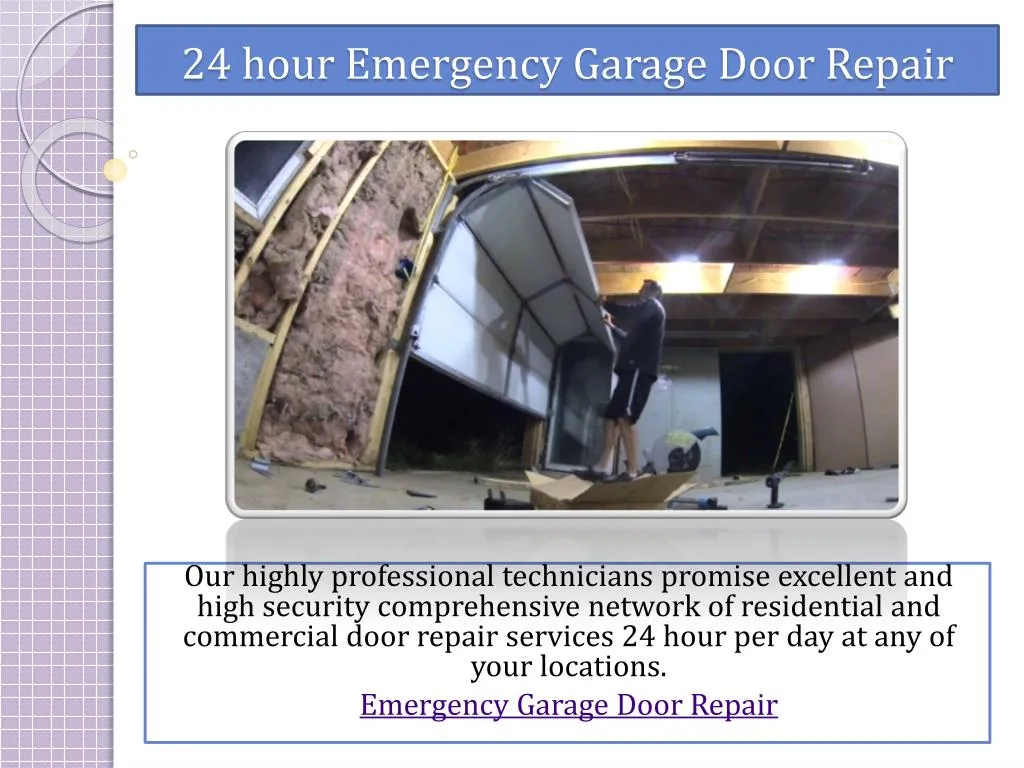 24 hour emergency garage door repair n.