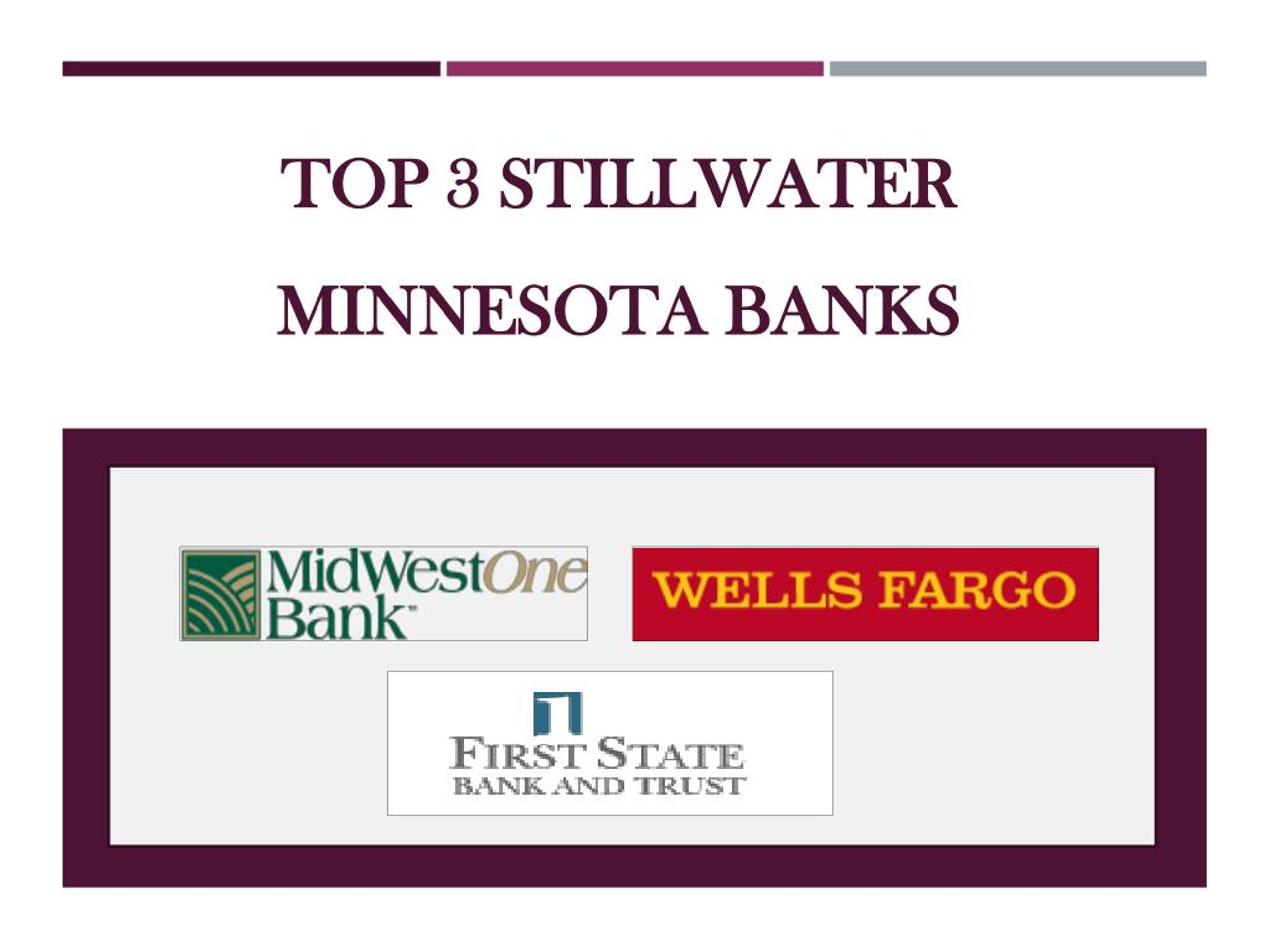 banks in stillwater mn