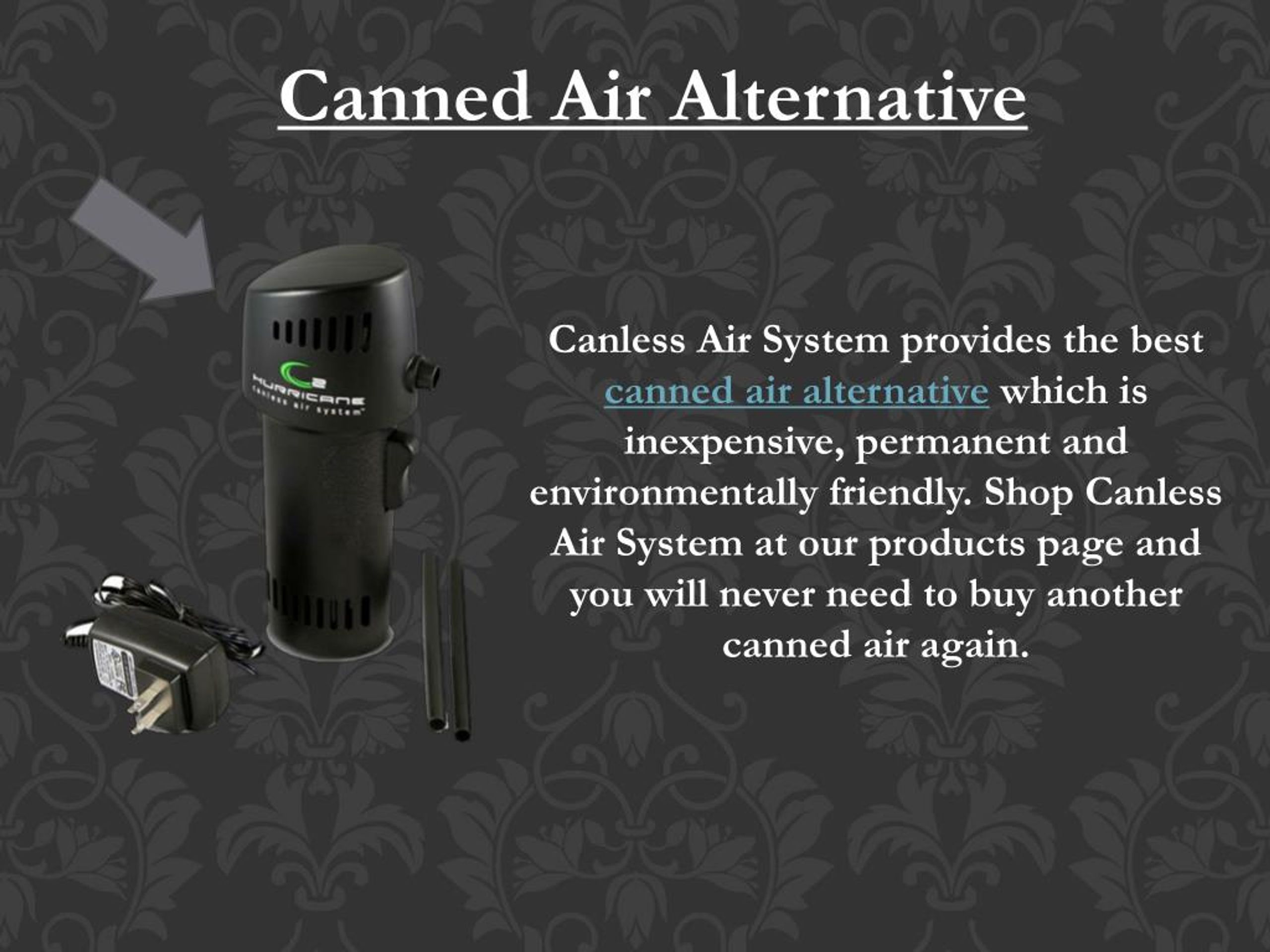 PPT Canned Air Replacement PowerPoint Presentation, free download ID7689187