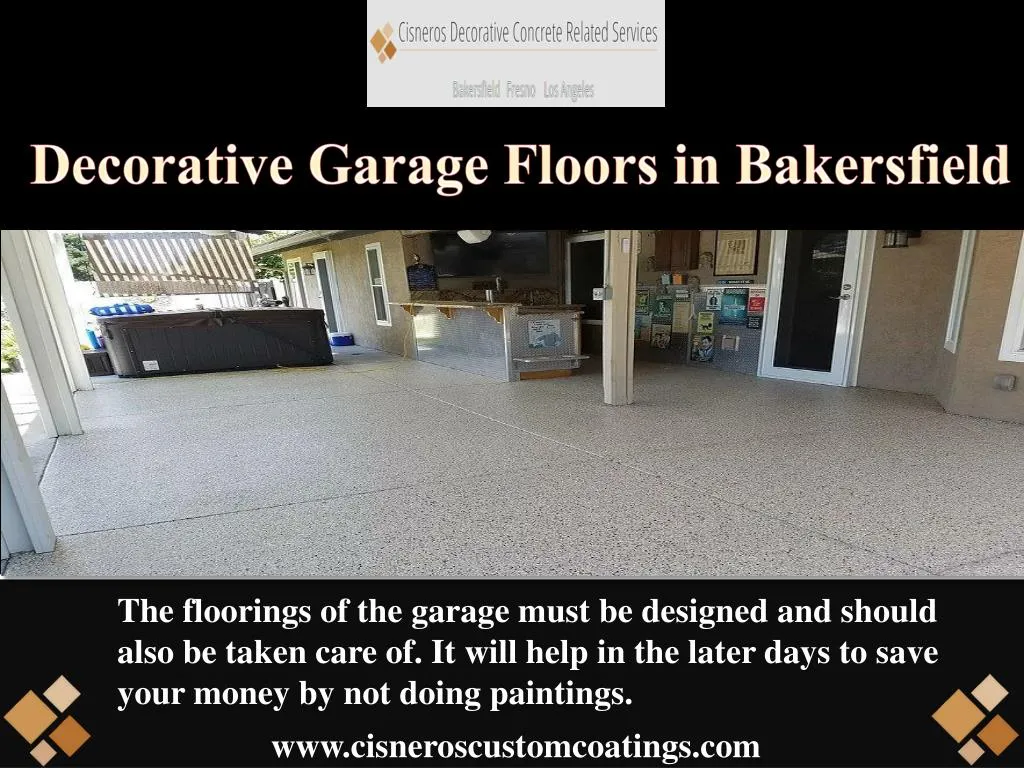 decorative garage floors in bakersfield n.