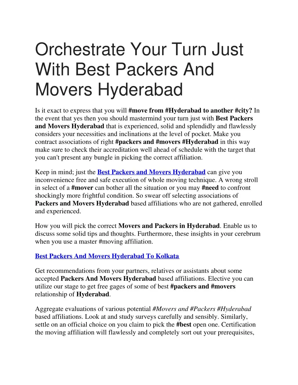 orchestrate your turn just with best packers n.