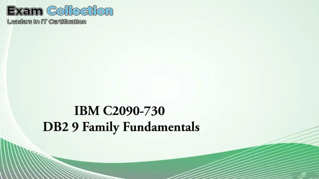 ibm c2090 730 db2 9 family fundamentals n.