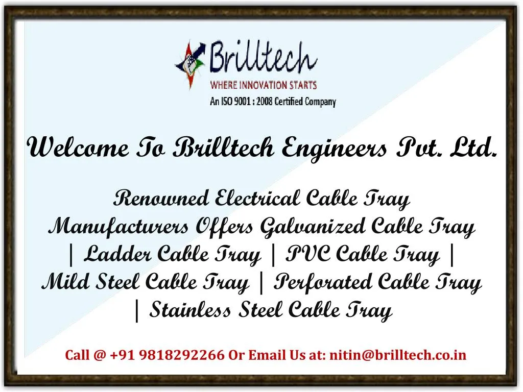 welcome to brilltech engineers pvt ltd n.