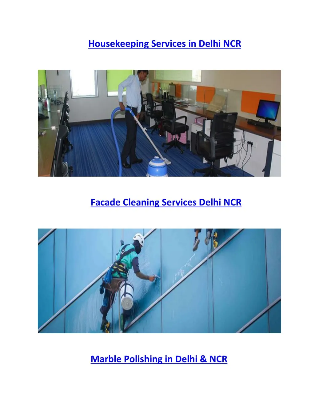 housekeeping services in delhi ncr n.