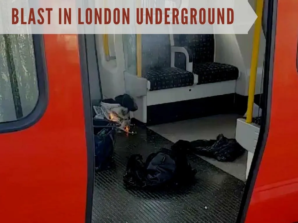 blast in london underground n.