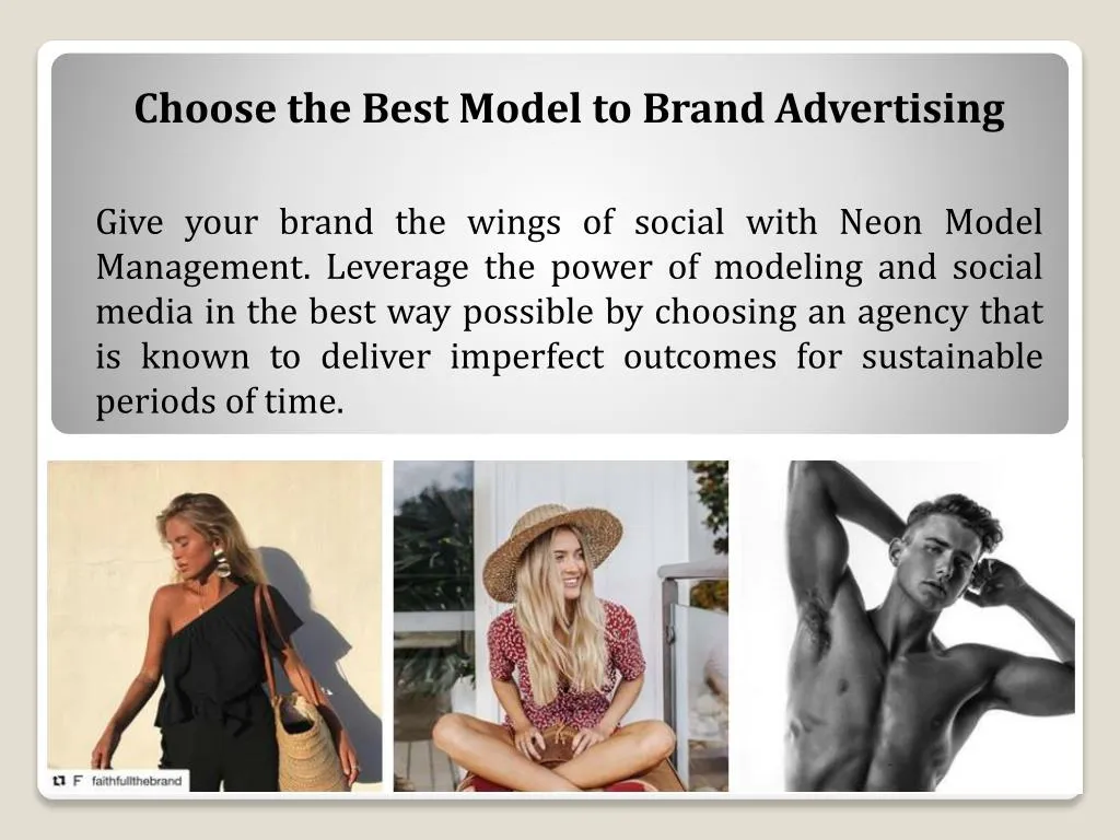 choose the best model to brand advertising n.