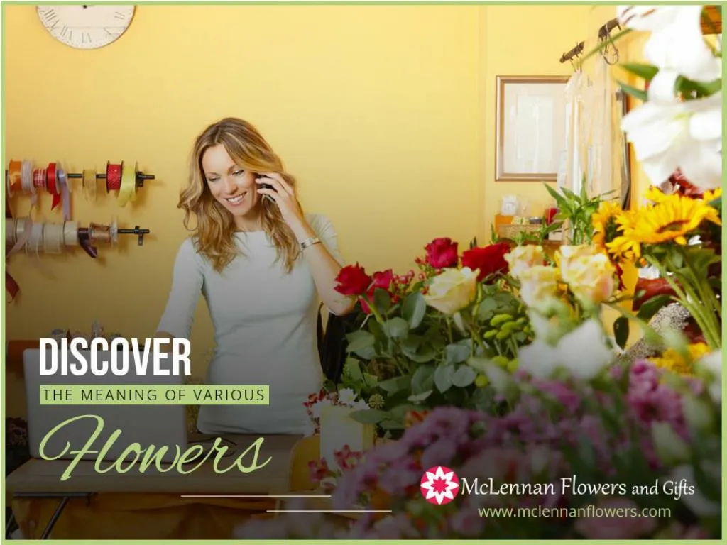 discover the meaning of various flowers n.