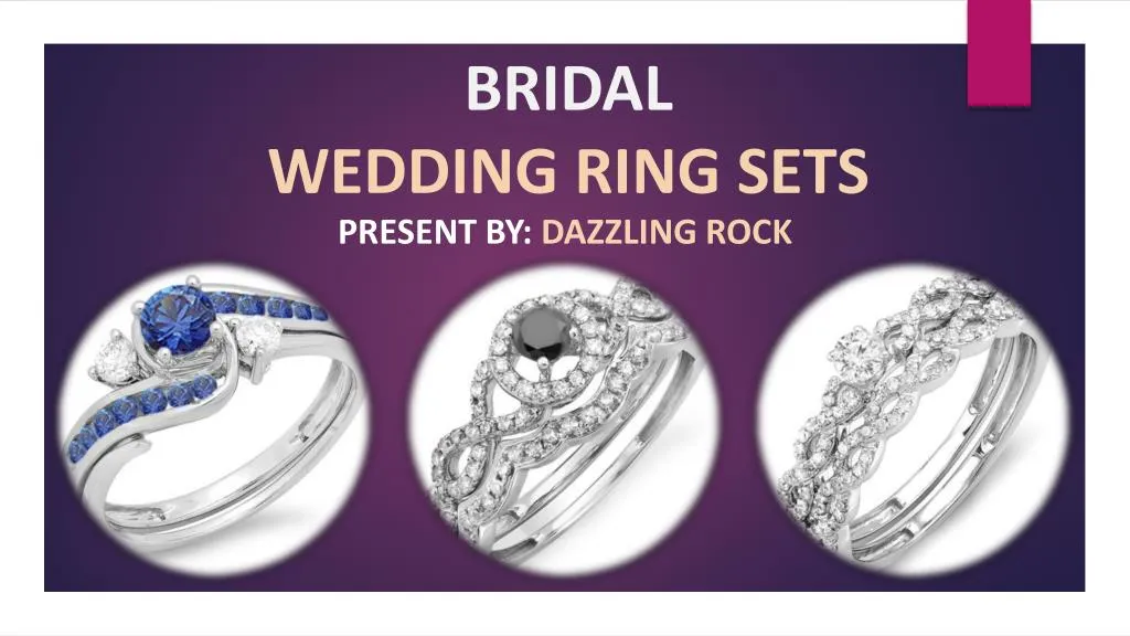 bridal wedding ring sets n.