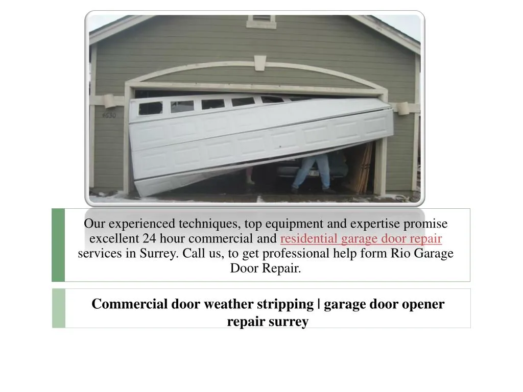 commercial door weather stripping garage door opener repair surrey n.
