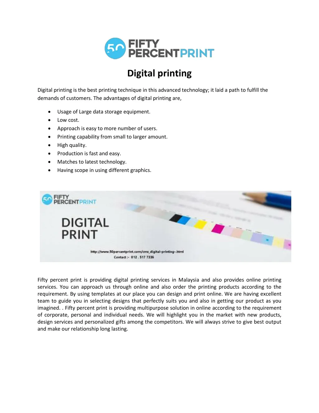 digital printing n.