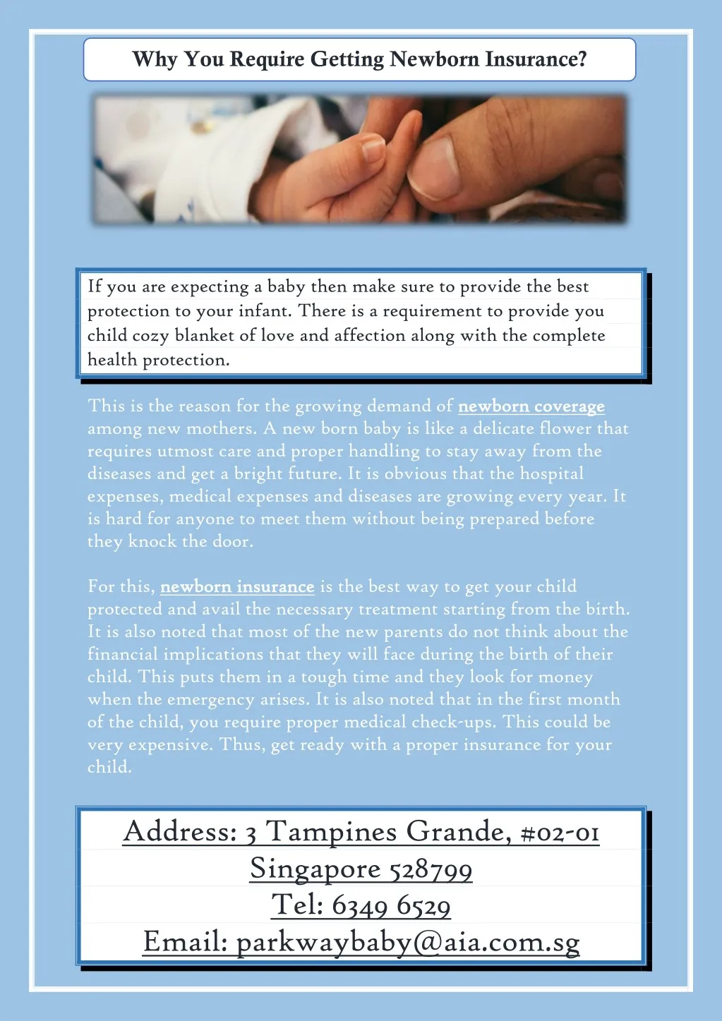 PPT Why You Require Getting Newborn Insurance? PowerPoint
