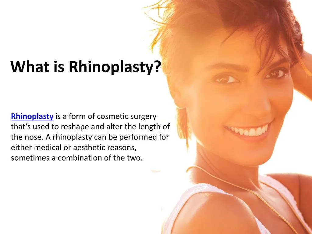what is rhinoplasty n.