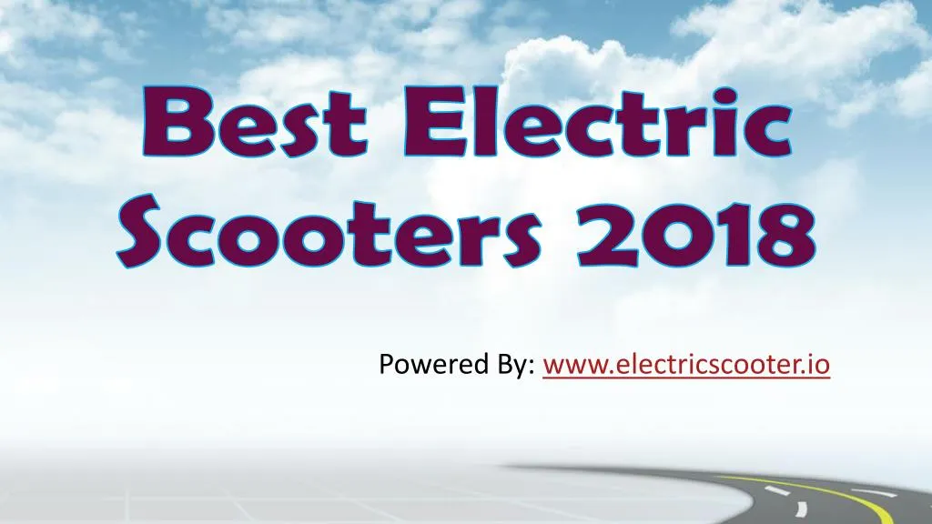 best electric scooters 2018 n.