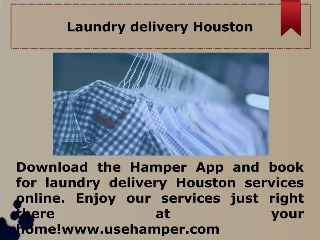PPT Laundry delivery Houston PowerPoint Presentation, free download