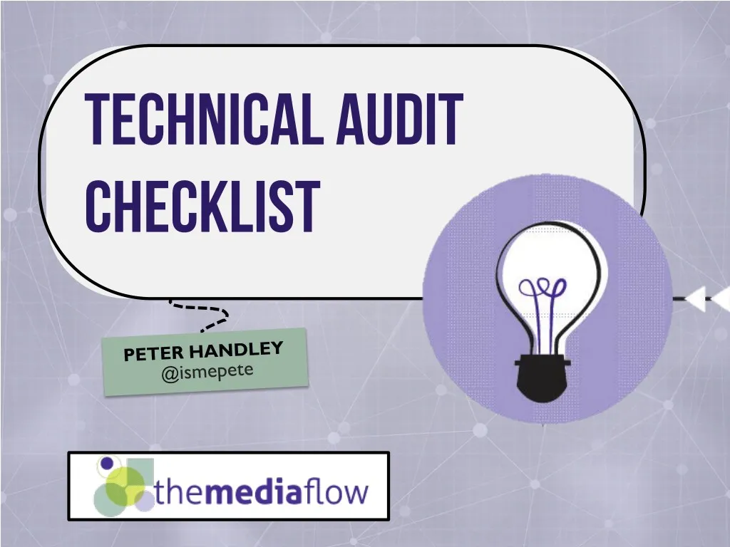 technical audit checklist n.