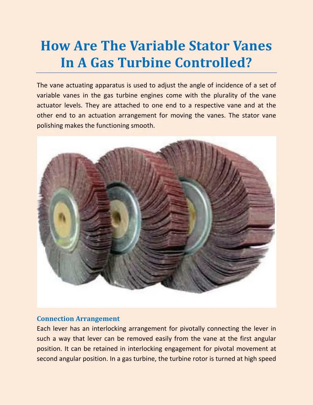 PPT - How Are The Variable Stator Vanes In A Gas Turbine Controlled ...