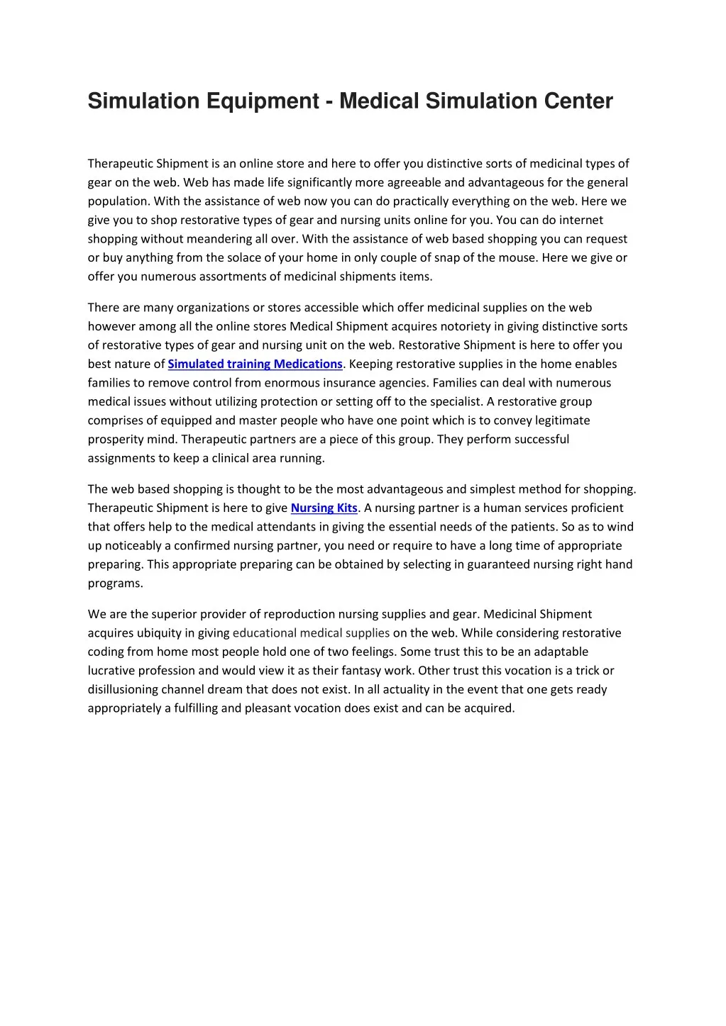 PPT Simulation Equipment Medical Simulation Center PowerPoint Presentation ID7699333