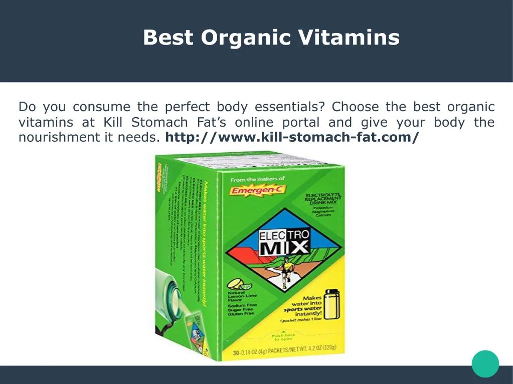 best organic vitamins n.