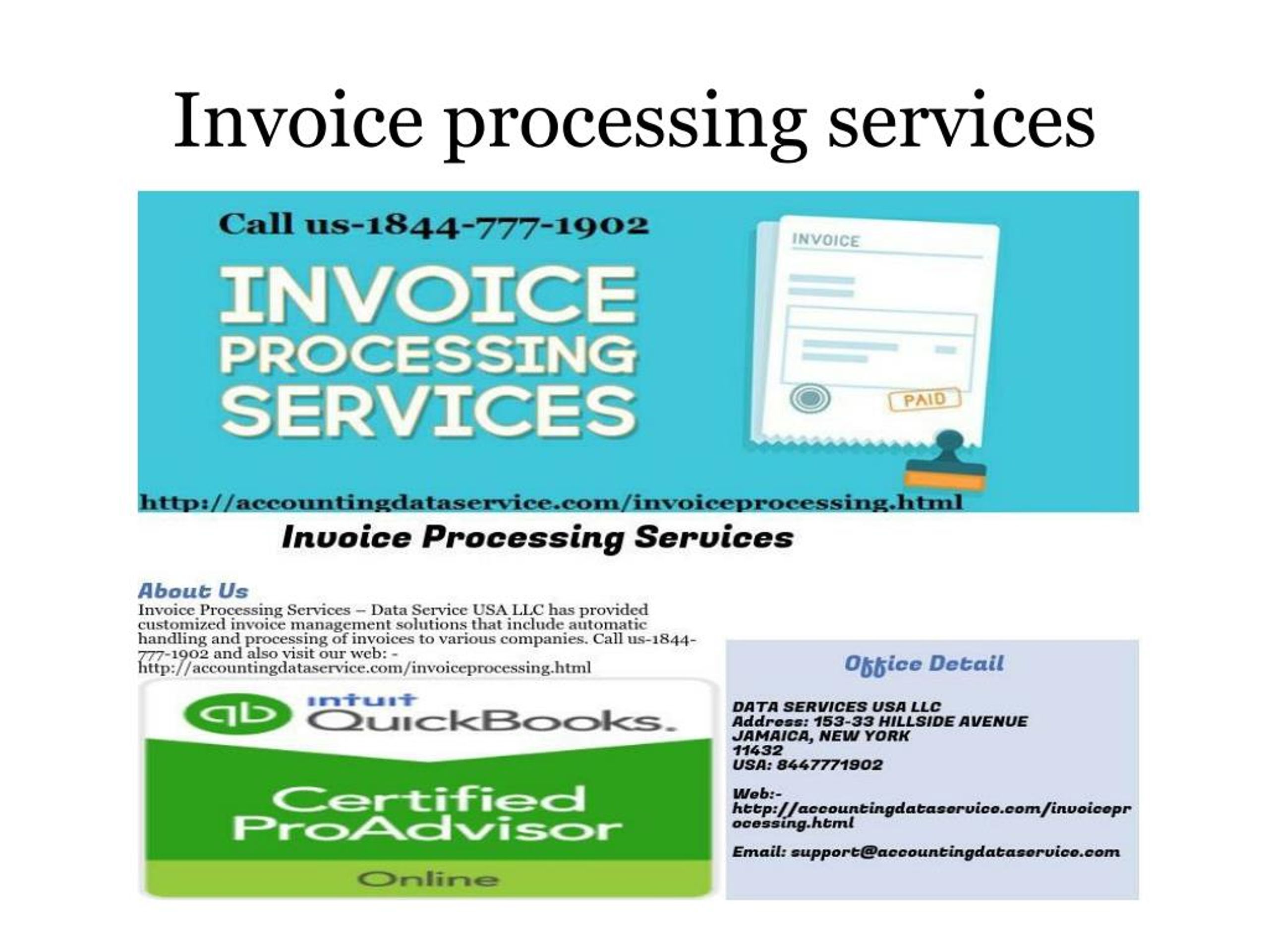 PPT - How outsourced invoice processing helps your business operations ...