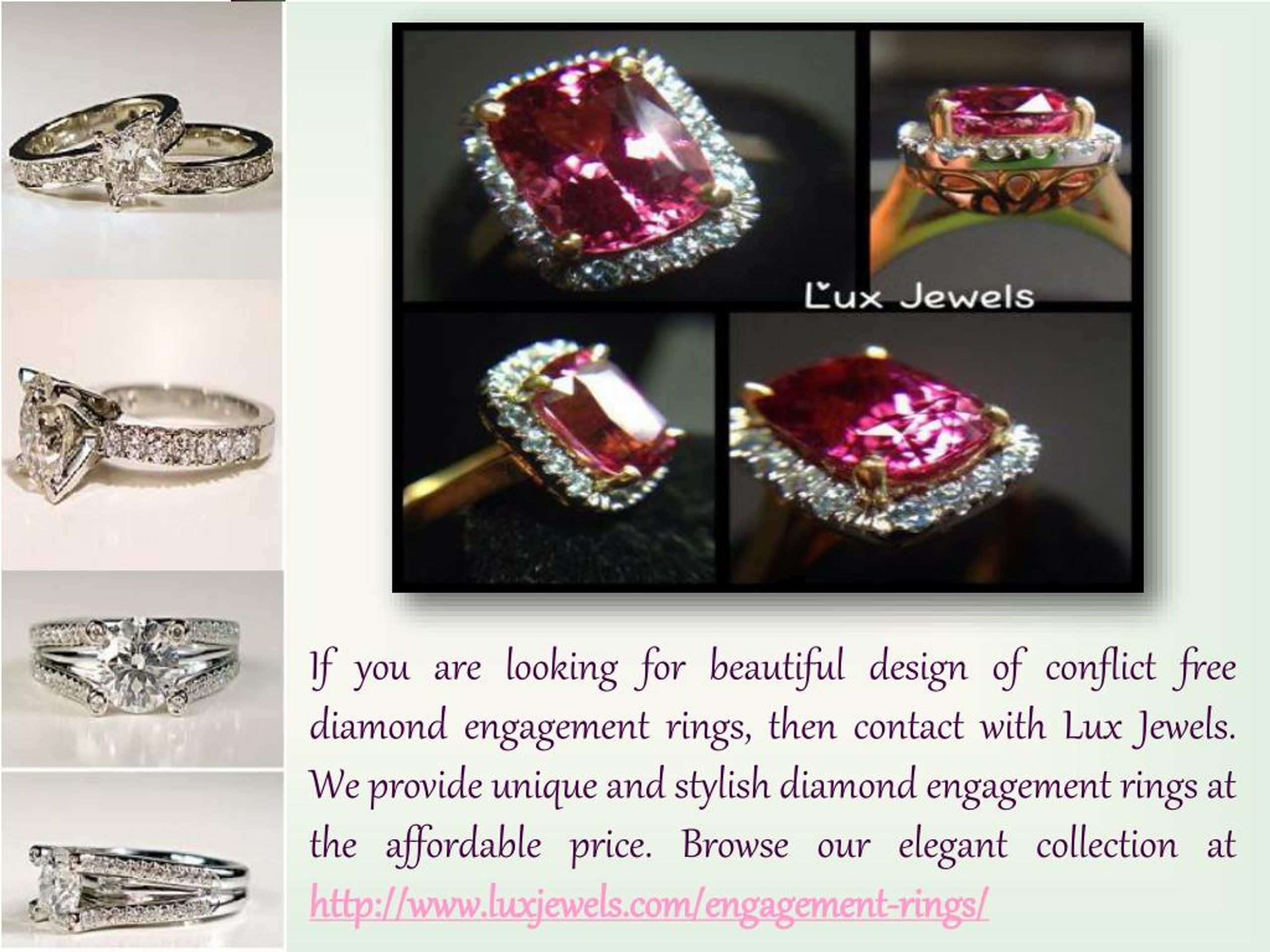 Champagne Diamond and Palladium Wide Hammered Band - EC Design Jewelry