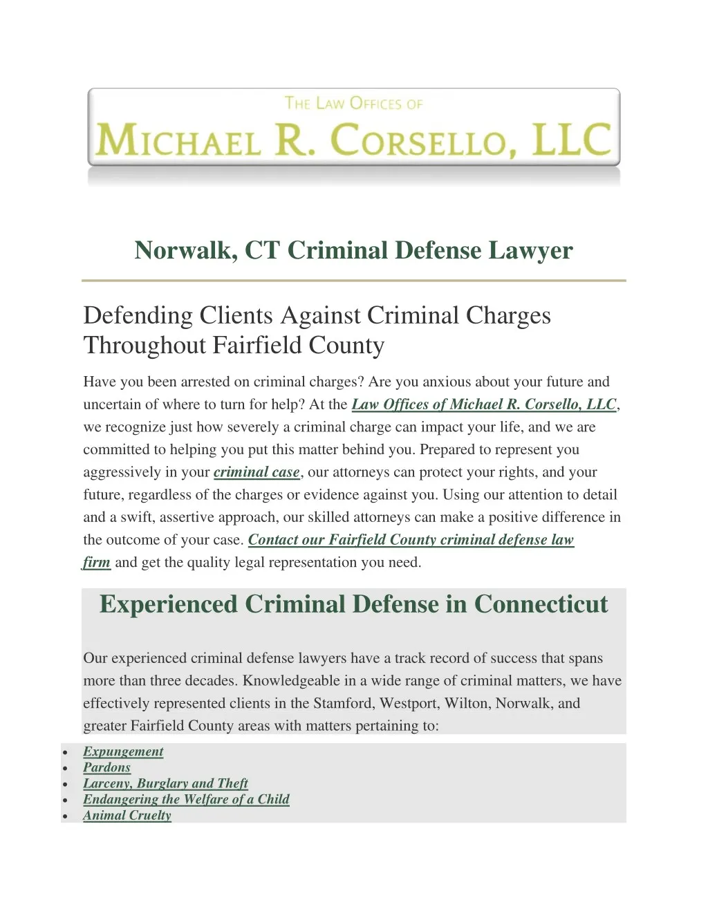 norwalk ct criminal defense lawyer n.
