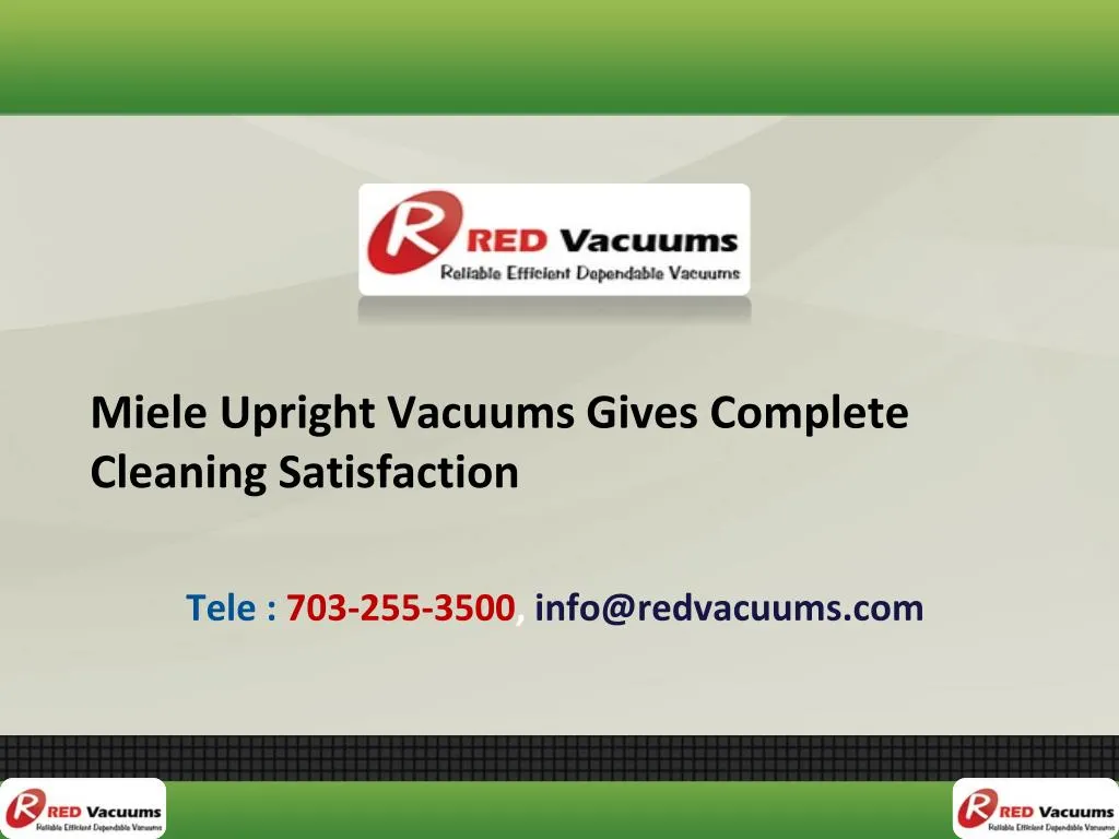 miele upright vacuums gives complete cleaning satisfaction n.