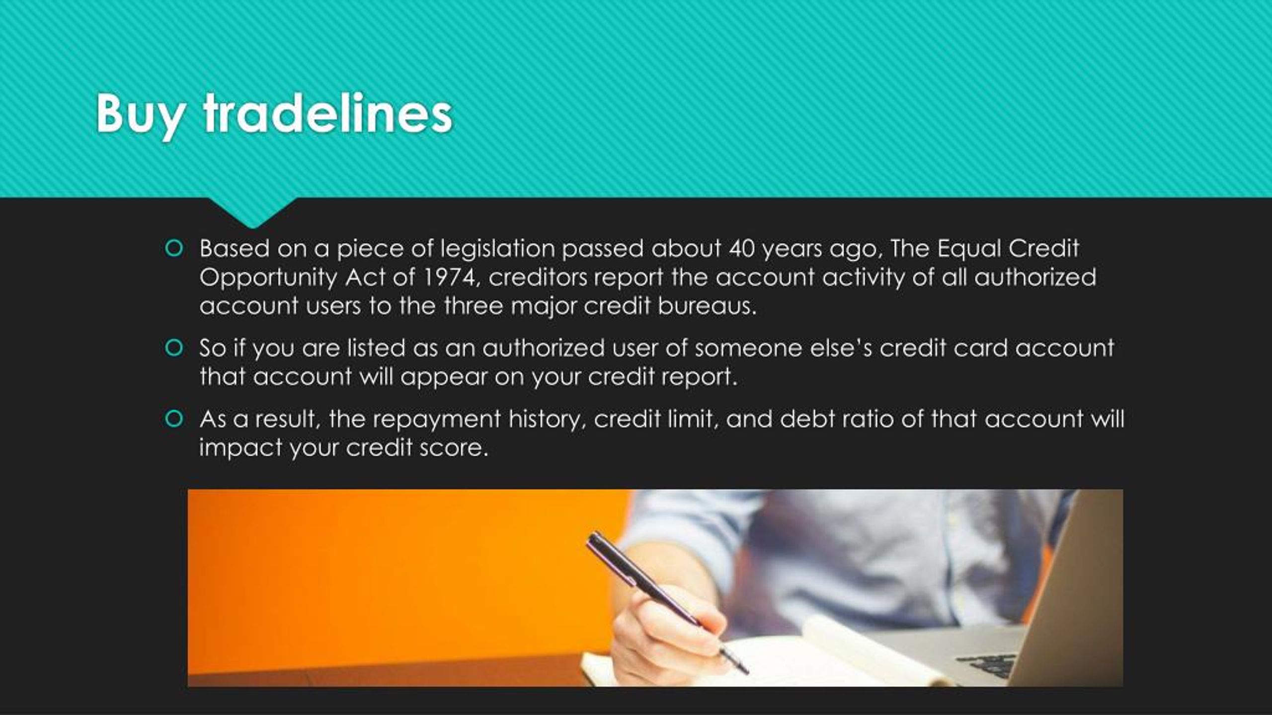 Ppt Seasoned Tradelines Powerpoint Presentation Free Download Id