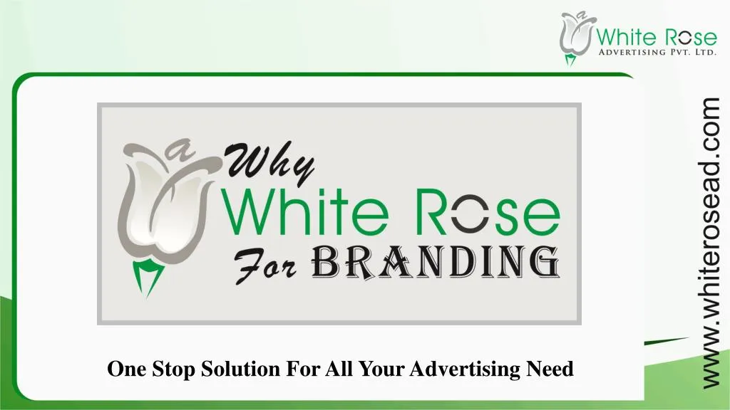 one stop solution for all your advertising need n.