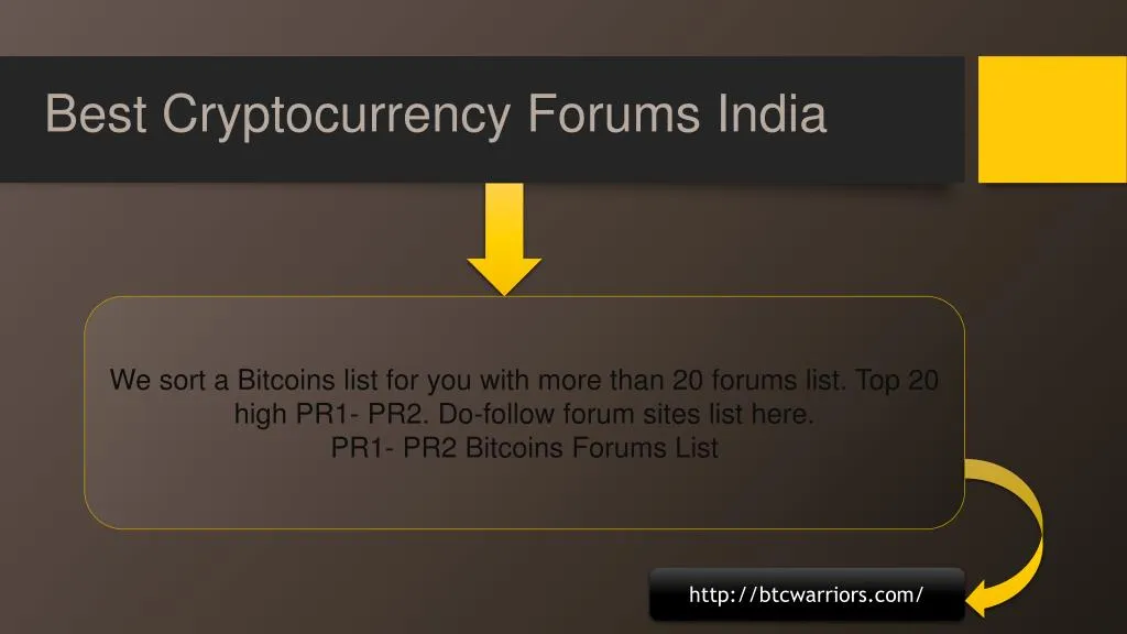 bitcoin forum india)