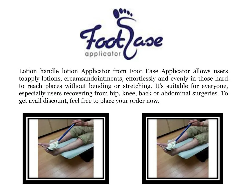 PPT Long Handle Foot Lotion Applicators PowerPoint Presentation, free