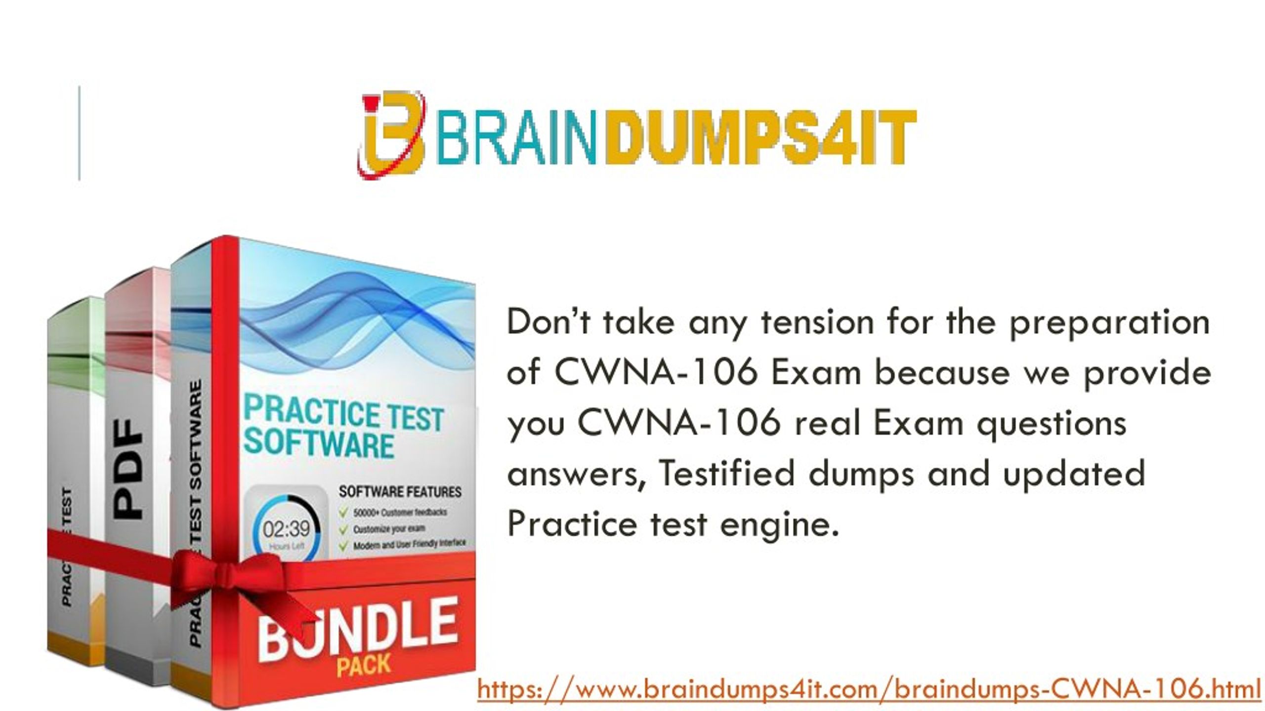 PPT - Real CWNA-106 Exam Questions Answers & CWNA-106 Braindumps Sns-Brigh10