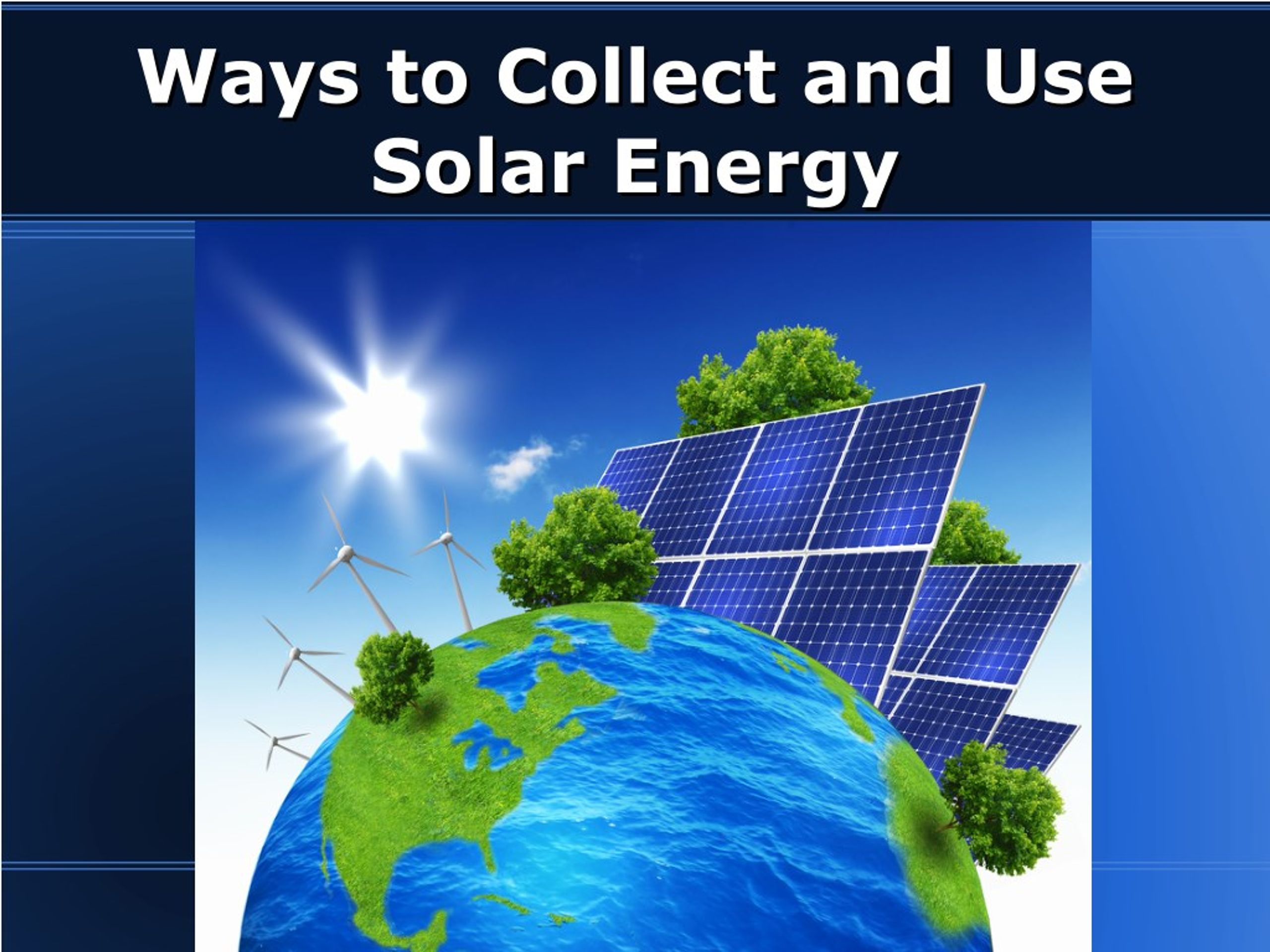 uses of solar power