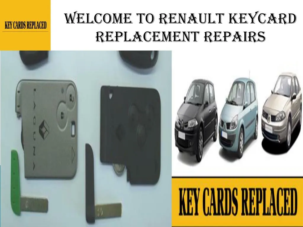 PPT Renault Megane Key Card Replacement PowerPoint