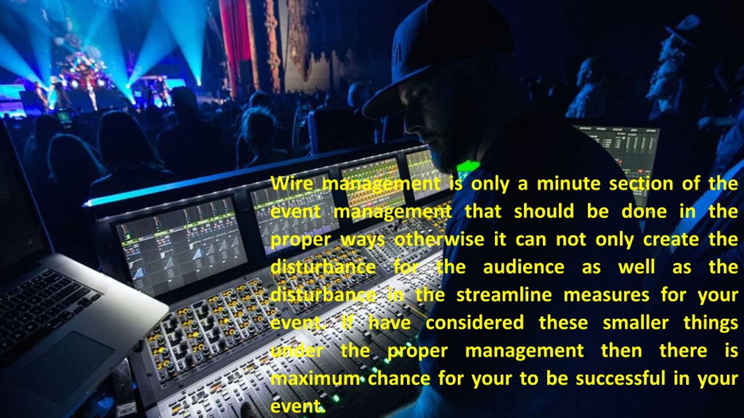 PPT - How to manage your audio equipment wiring in your event ...
