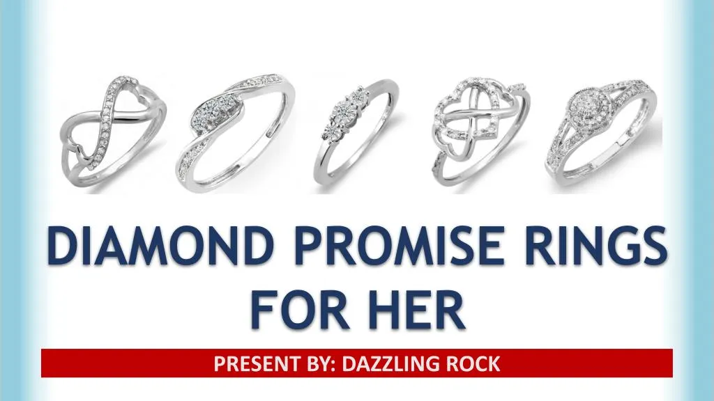diamond promise rings for her n.
