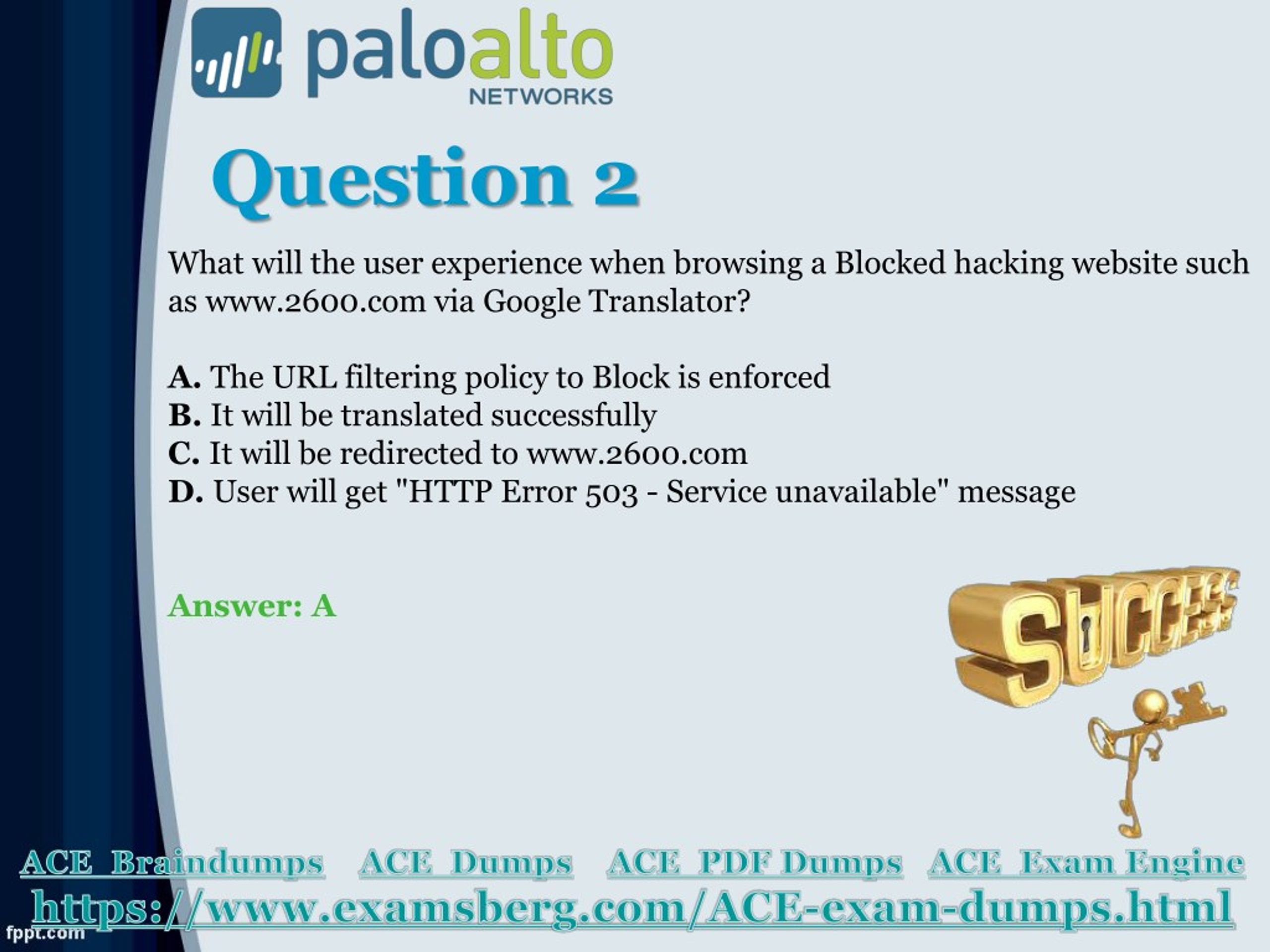 PPT Get Latest Palo Alto Networks ACE Exam Questions PowerPoint Presentation ID7709499