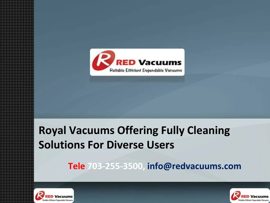 royal vacuums offering fully cleaning solutions n.