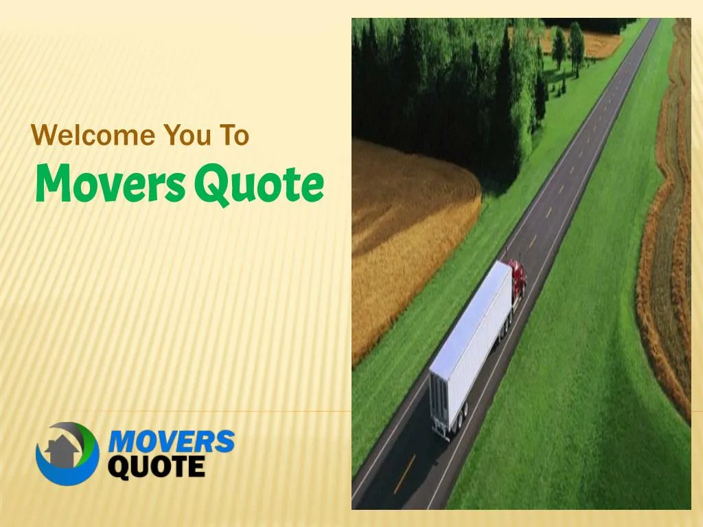 welcome you to movers quote n.