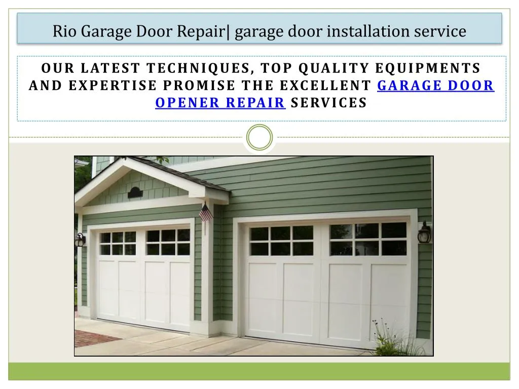 rio garage door repair garage door installation service n.
