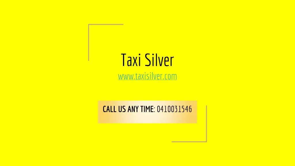 taxi silver www taxisilver com n.